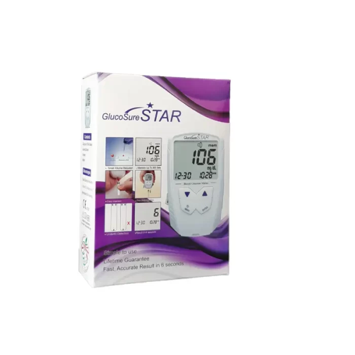دستگاه تست قندخون استار STAR (star GlucoSure) بدون نوار و سوزن - Image 1