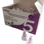 سرسوزن قلم انسولین کافبر Kafber مدل 32G سایز 5 بسته 100 عددی انقضا 2029 - Image 2