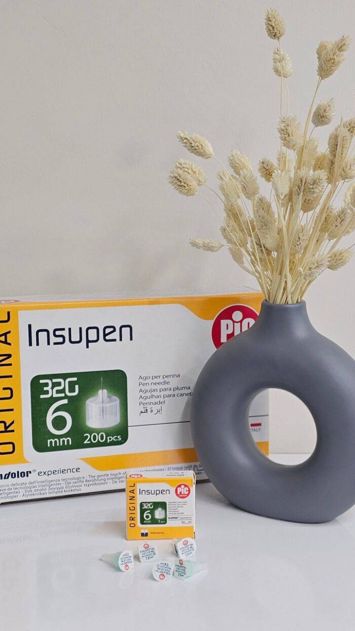 IMG-20250209-WA0002 سرسوزن قلم انسولین پیک شماره 6 صد عدد (لیبل دار شرکتی انقضا ۲۰۲۵/۰۶) - Image 1
